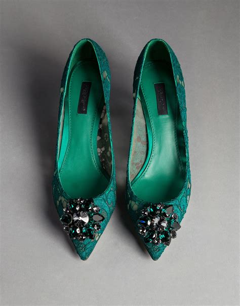 dolce gabbana gems open toe heels old green violet|Women's Dolce&Gabbana High Heels .